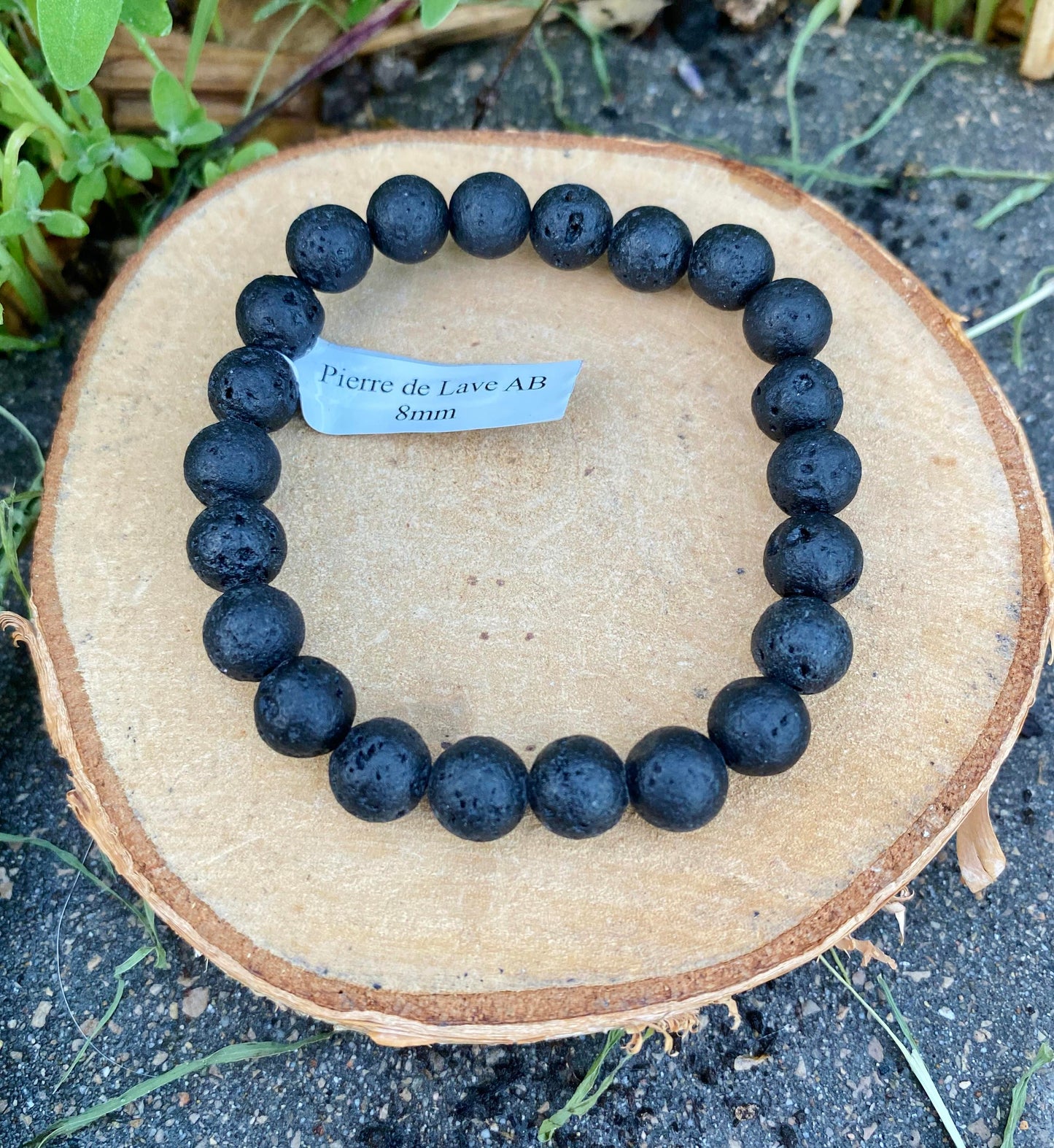 Bracelet Pierre de Lave