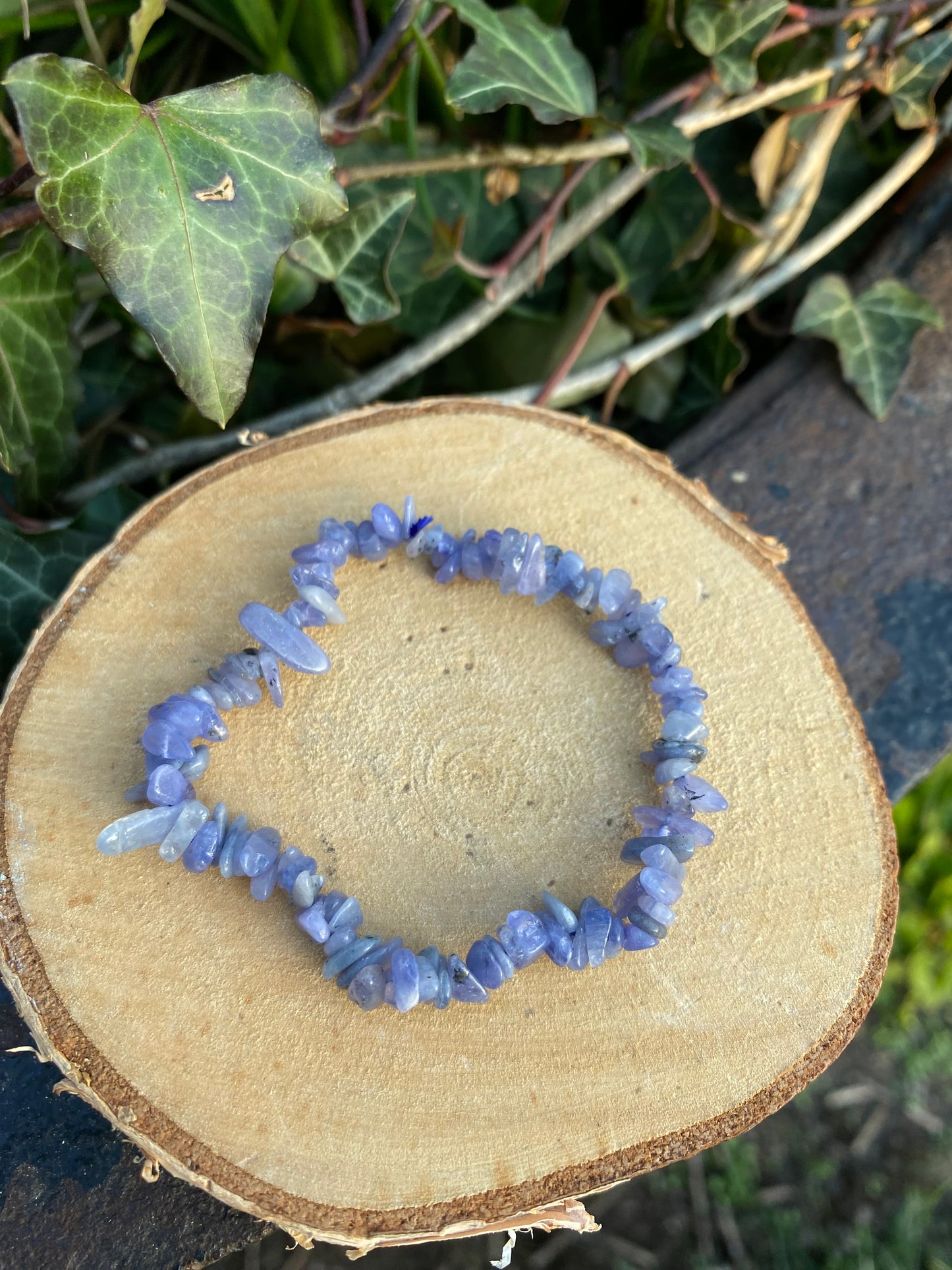 Bracelet Tanzanite perles baroques