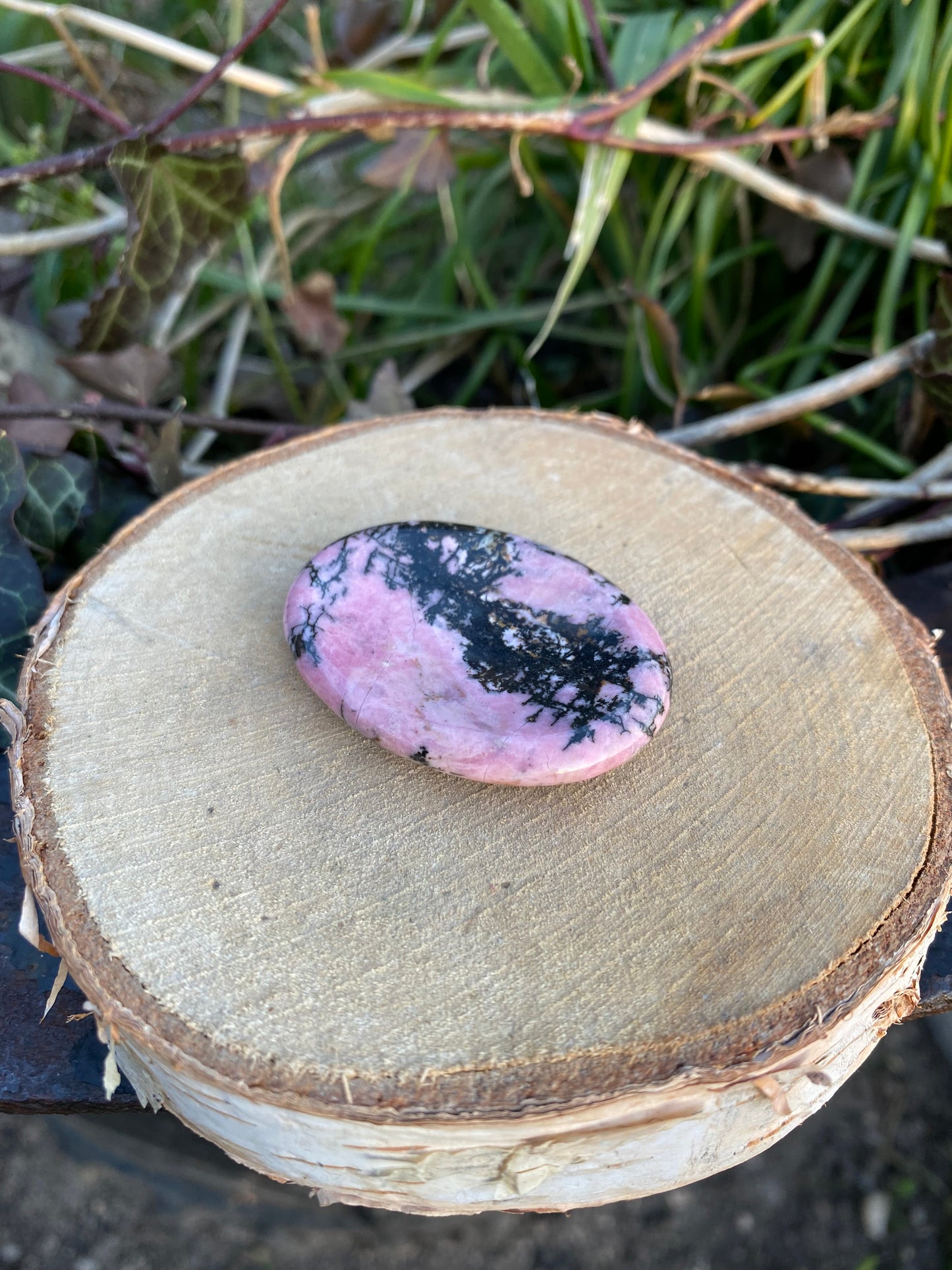 Galet Anti Stress Rhodonite