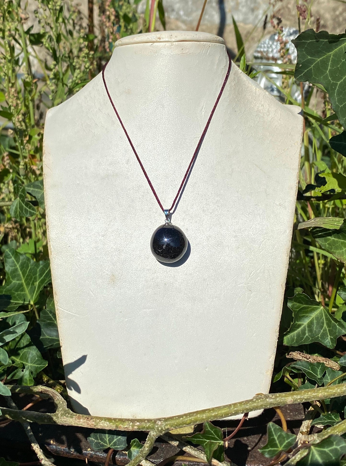 Pendentif Grenat Rouge