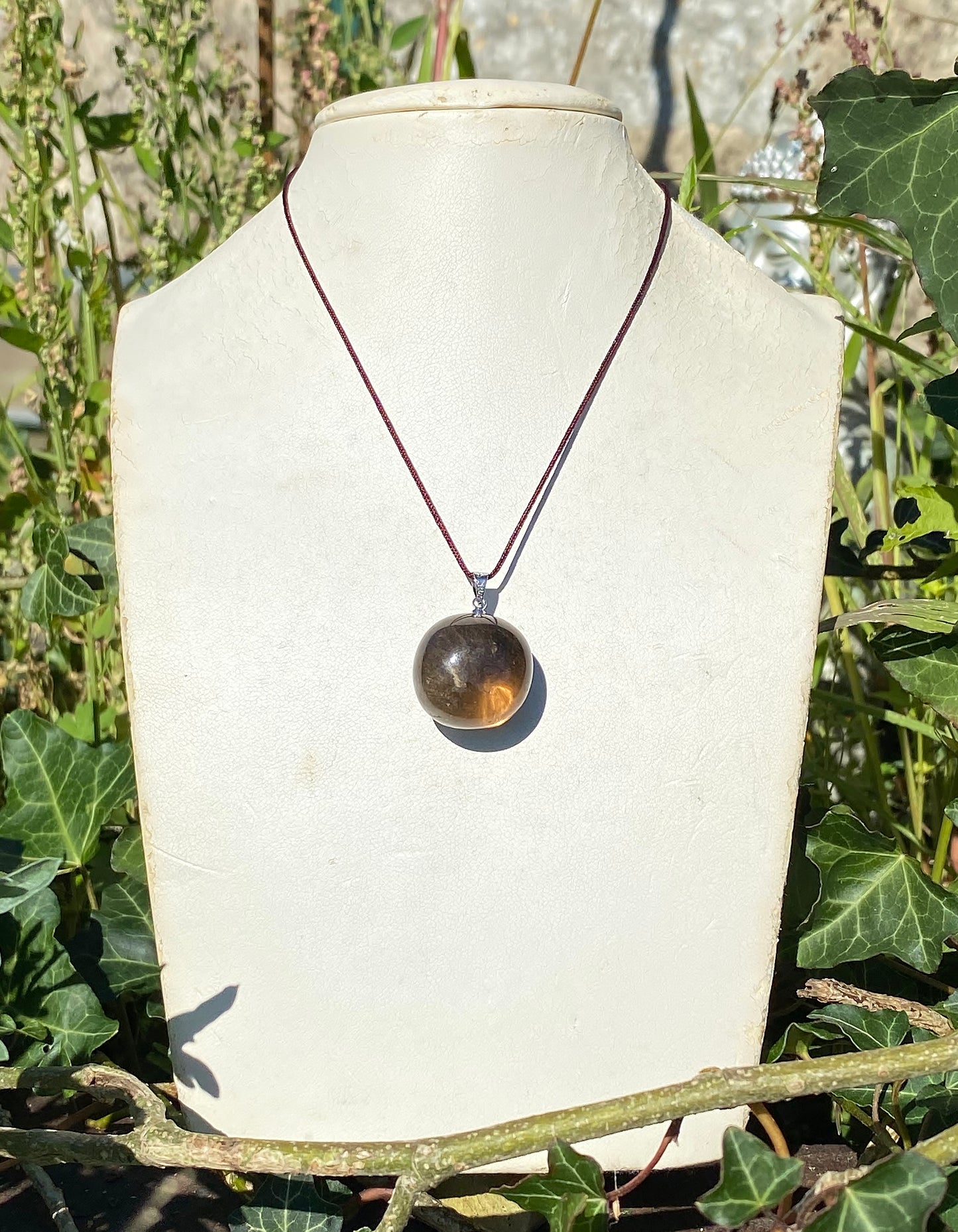 Pendentif Quartz Fumé