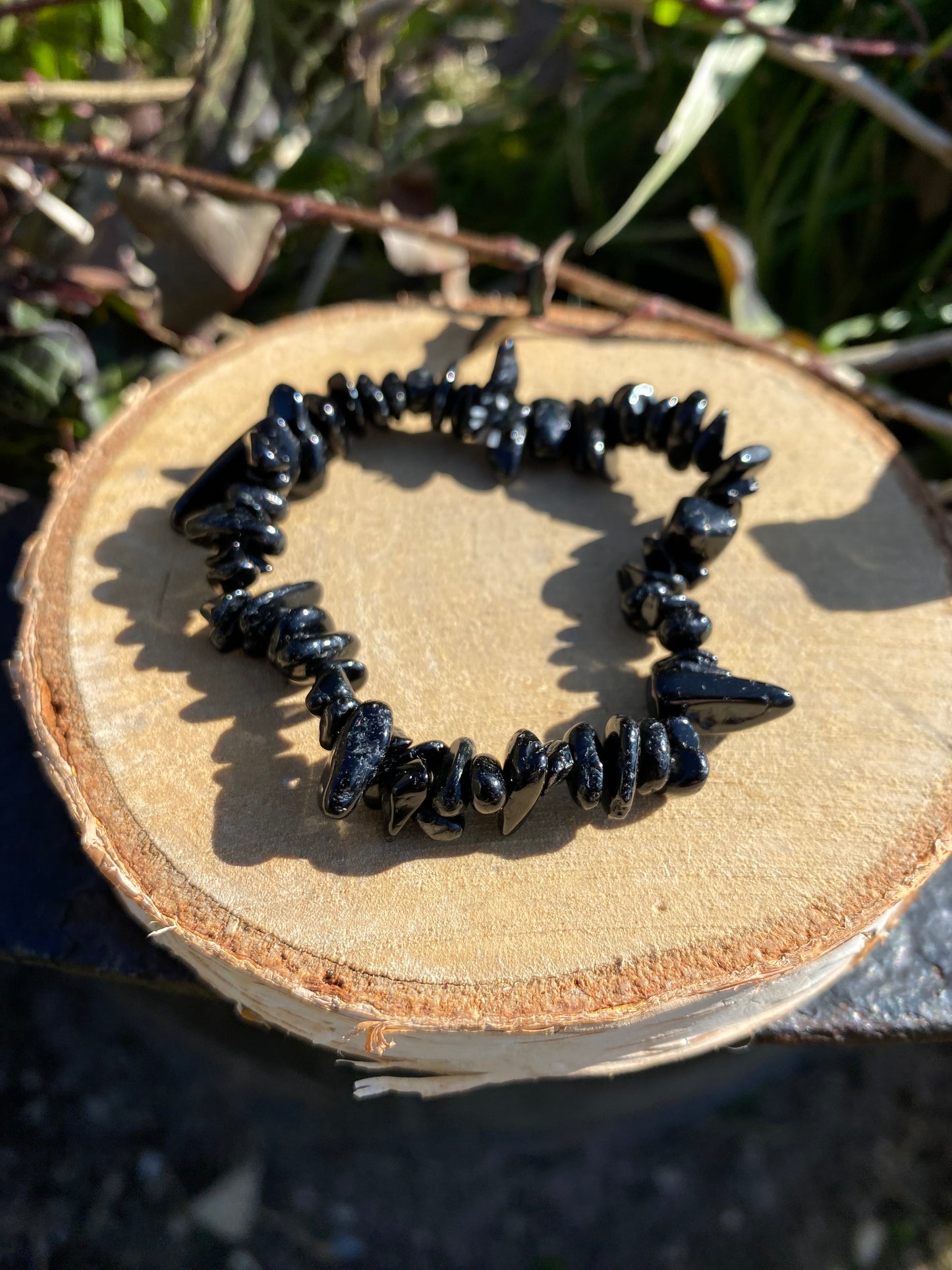 Bracelet Tourmaline Noire perles baroques