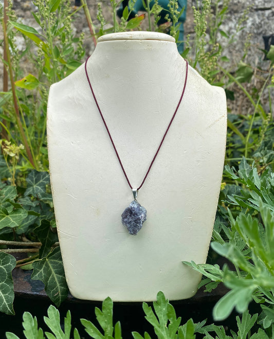 Pendentif Cordiérite