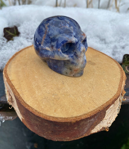 Crâne en Sodalite