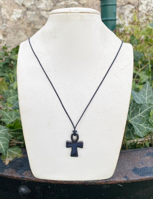 Croix de Ankh en Hématite