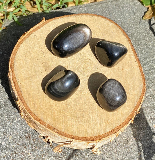 Obsidienne Argentée
