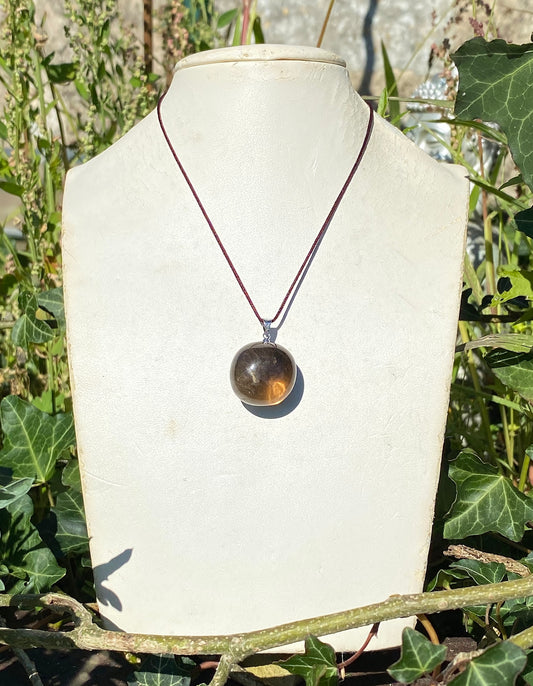 Pendentif Quartz Fumé