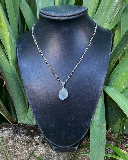 Pendentif Topaze Bleue