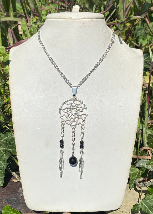Dreamcatcher de Protection Obsidienne