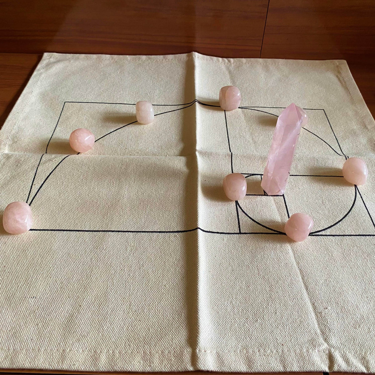 Kit de Manifestation Spirale d'Or Quartz Rose