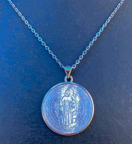 Médaille de Saint Benoit en Nacre